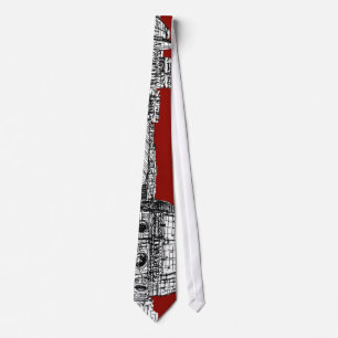 Florence Italy in red Tie