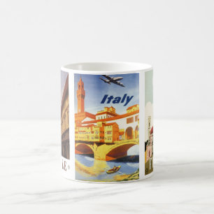 Florence Italy Ponte Vecchio Bridge Vintage Travel Coffee Mug