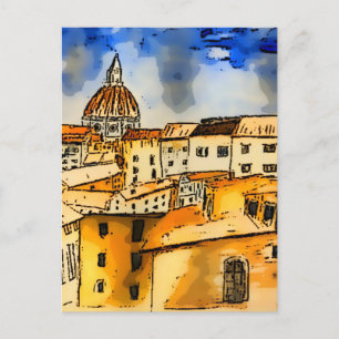 Florence Italy  Postcard