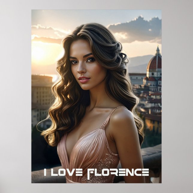 FLORENCE - ITALY POSTER (Front)