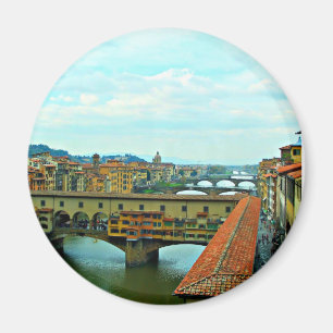 Florence, Italy shopping bridge Magnet