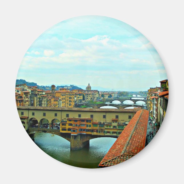 Florence, Italy shopping bridge Magnet (Front)