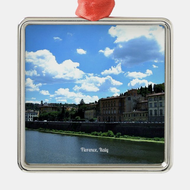 Florence, Italy skyline Metal Ornament (Front)