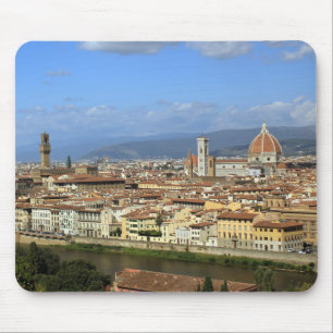 Florence Italy skyline mouse pad