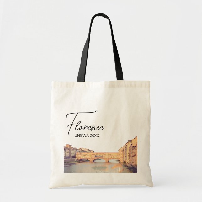Florence Italy Tote Bag Corporate Event Bag  (Front)