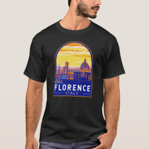 Florence Italy Travel Art Vintage T-Shirt