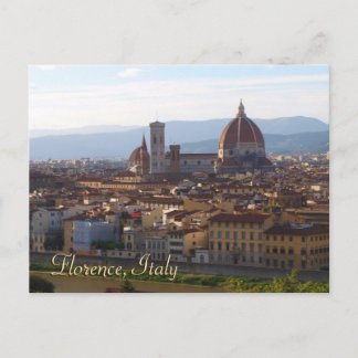Florence Italy Travel Keepsake Gift Postcard