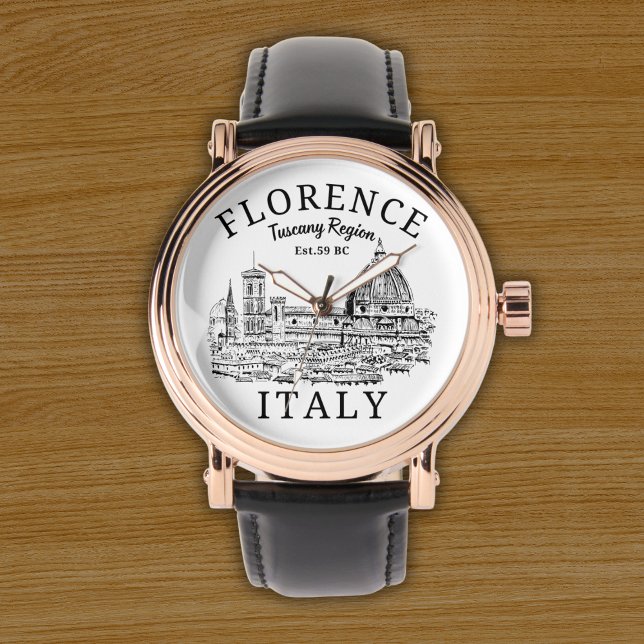 Florence Italy Tuscany Region Vintage Landscape Watch (Creator Uploaded)