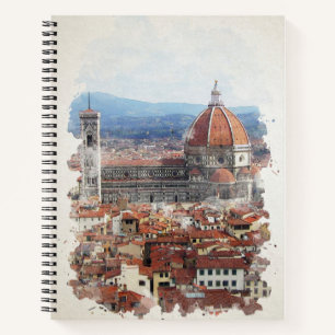 Florence Italy Watercolor Art Notebook