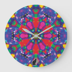 Florence Kaleidoscope Large Clock