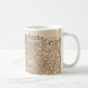 Florence, Mediaeval Woodcut Coffee Mug