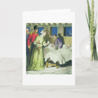 Florence Nightingale (1820-1910) from 'Peeps into