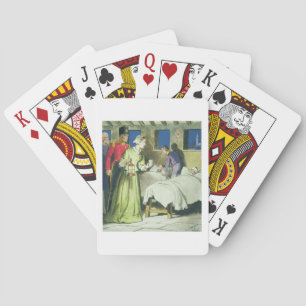 Florence Nightingale (1820-1910) from 'Peeps into Playing Cards
