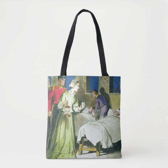 Florence Nightingale (1820-1910) from 'Peeps into Tote Bag (Front)