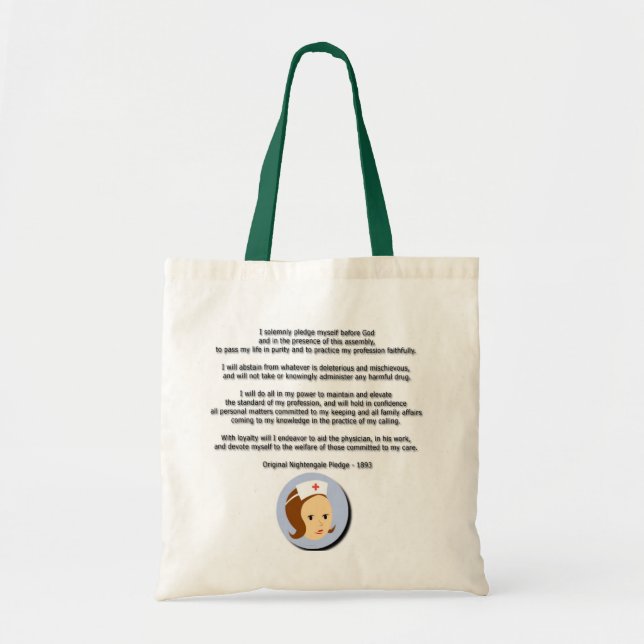 Florence Nightingale Pledge Tote Bag (Front)