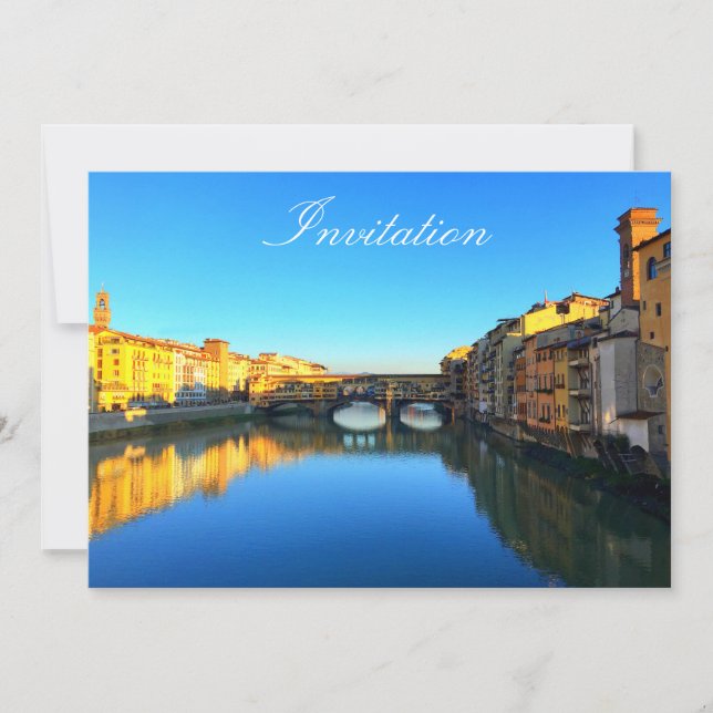 Florence - Ponte Vecchio Invitation (Front)
