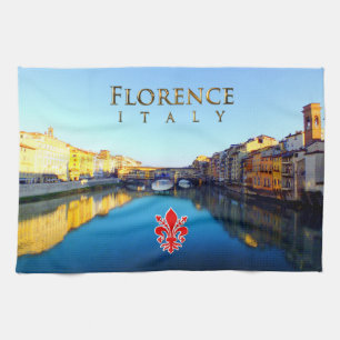 Florence - Ponte Vecchio Tea Towel