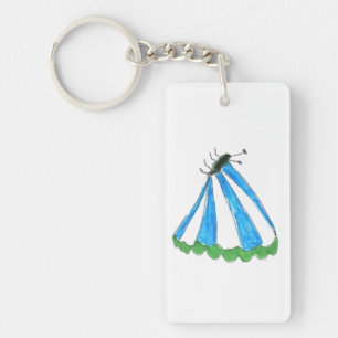 Florence Rectangle (double-sided) Keychain