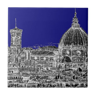 Florence royal blue tile