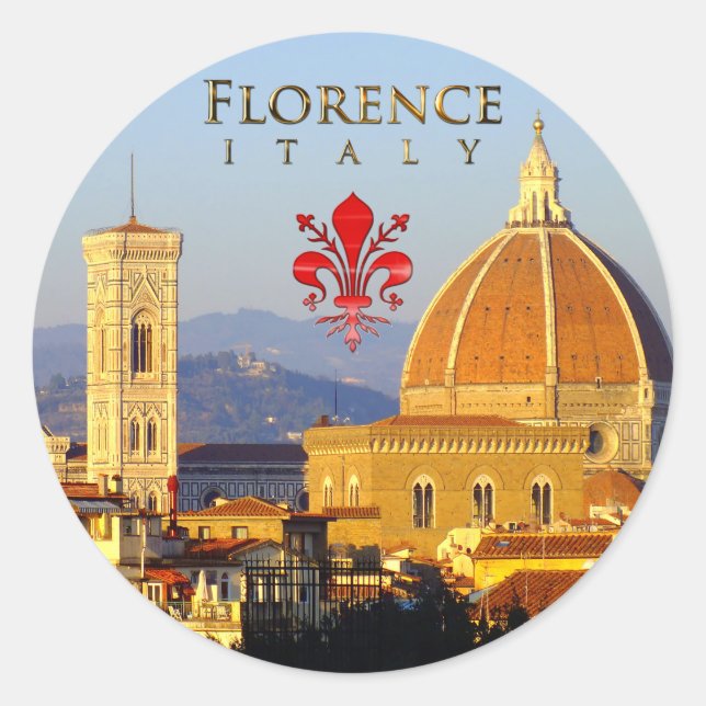 Florence - Santa Maria del Fiore Classic Round Sticker (Front)