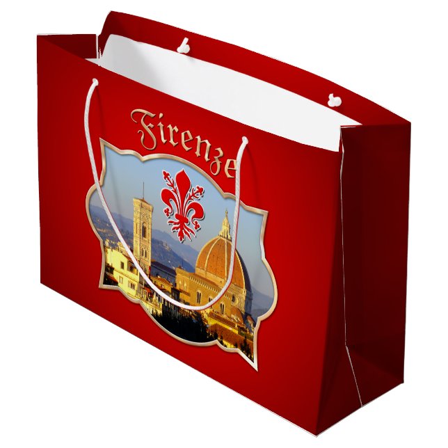 Florence - Santa Maria del Fiore Large Gift Bag (Back Angled)