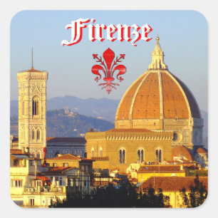 Florence - Santa Maria del Fiore Square Sticker