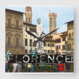 Florence Square Wall Clock