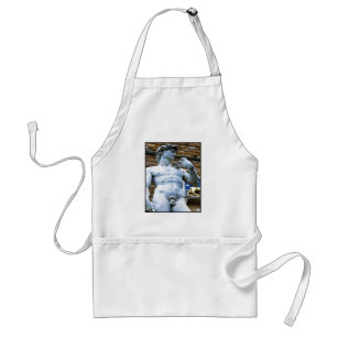 Florence Statue of David With Love Quote Standard Apron