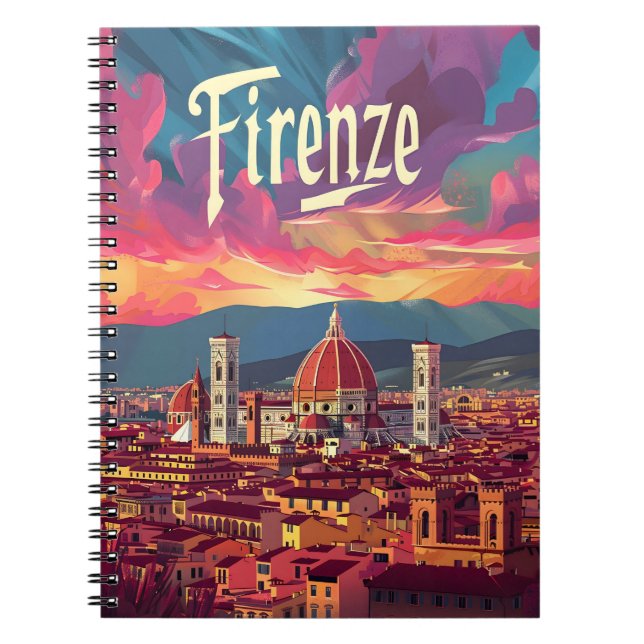 Florence Sunset Notebook (Front)
