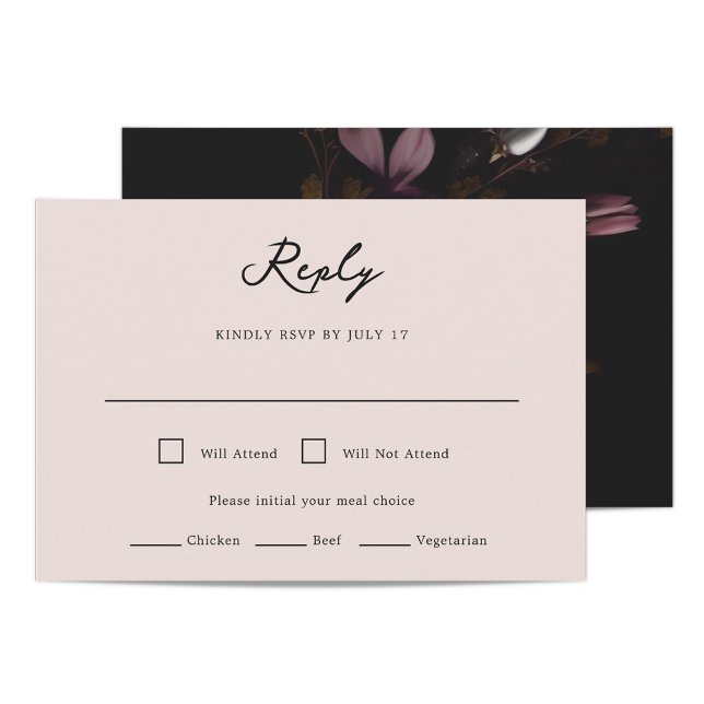 Florence Wedding RSVP Card (Creator Uploaded)