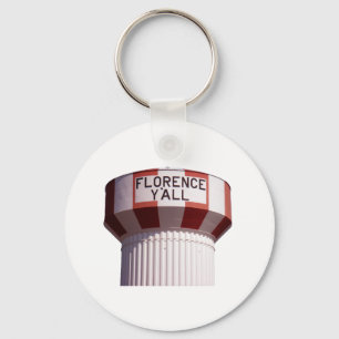 Florence Y'all Water Tower Key Ring