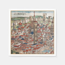 Florencia 1493 cocktail party reception napkins