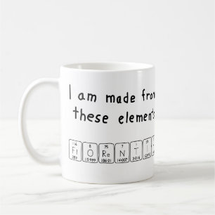 Florentin periodic table name mug