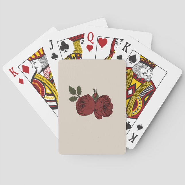 Florentina Rose Playing Cards (Back)