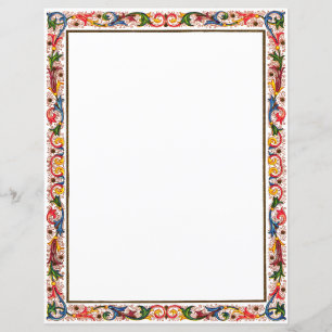 Florentine Arabesque Template