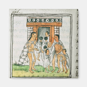 Florentine Codex' by Bernardino de Sahagun Magnet