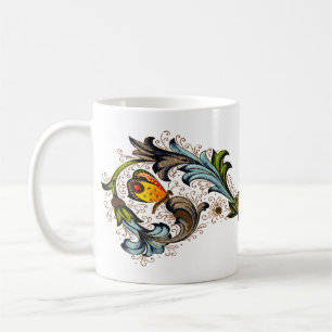 Florentine Floral Butterfly Mug