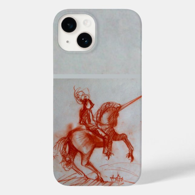 FLORENTINE  KNIGHT ON HORSEBACK Case-Mate iPhone CASE (Back)