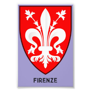 Florentine Lily Coat of Arms Fine Art Photo Print