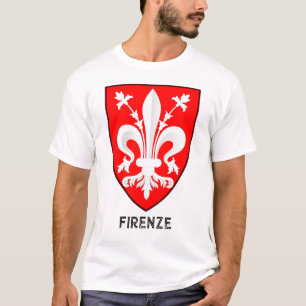 Florentine Lily Coat of Arms Fine Art T-Shirt