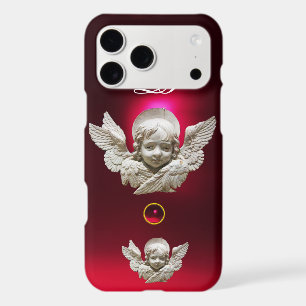 FLORENTINE RENAISSANCE ANGEL Red Burgundy Monogram