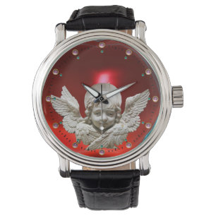 FLORENTINE RENAISSANCE ANGEL, Red Ruby Watch