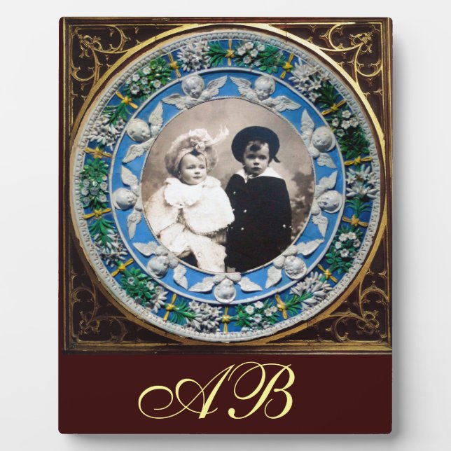 FLORENTINE RENAISSANCE ANGELS Photo Template Plaque (Front)