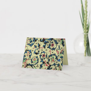Florentine Renaissance Floral Note Card
