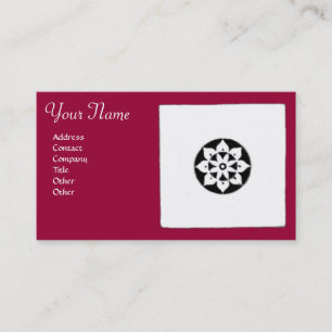 FLORENTINE RENAISSANCE HARMONY,red fuchsia Business Card