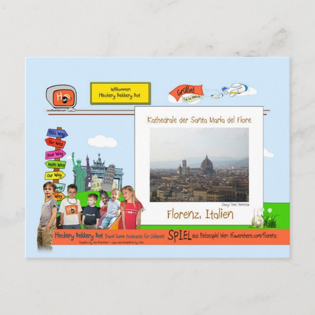 Florenz, Italien Postcard (Front)