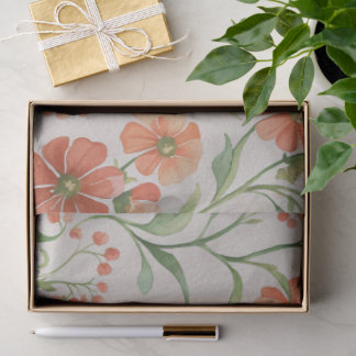 Flores 3 tissue paper