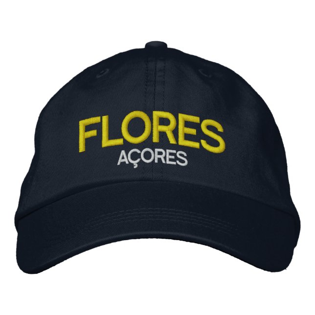 Flores Azores Embroidered Hat (Front)