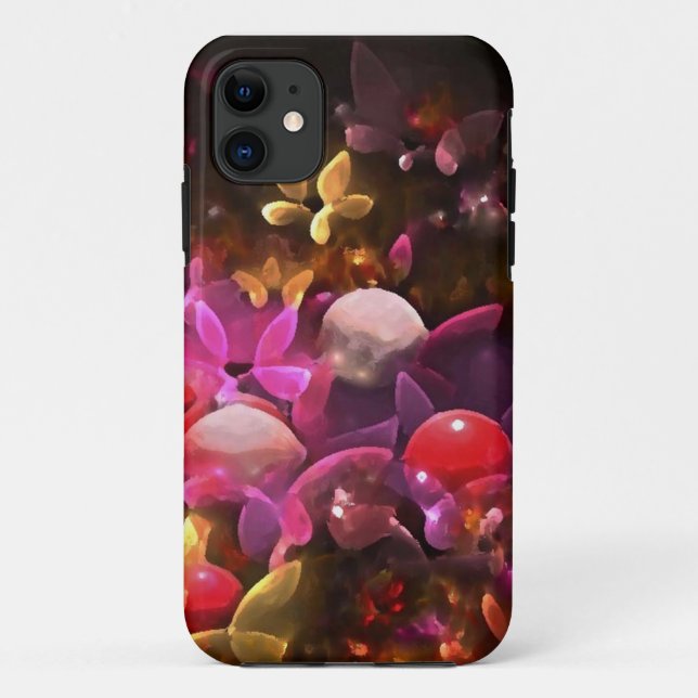 flores fantasia_iphone Case-Mate iPhone case (Back)