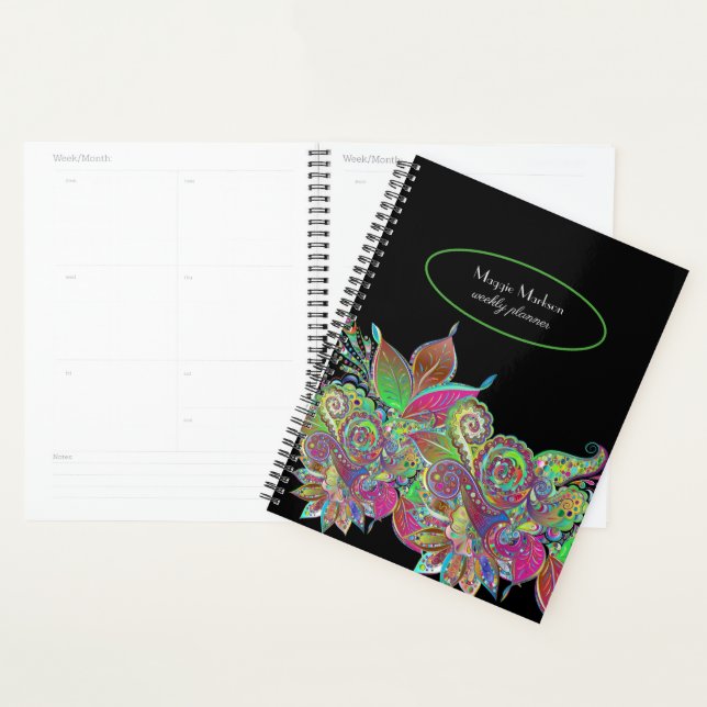 Florescent Floral Planner (Display)
